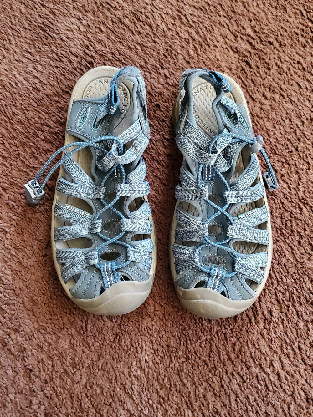 Keen Women's Blue Waterproof Strappy Outdoor Sandals Suze 5.5